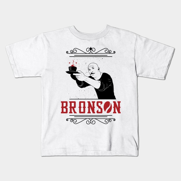 Bronson Coffee Kids T-Shirt by Frajtgorski